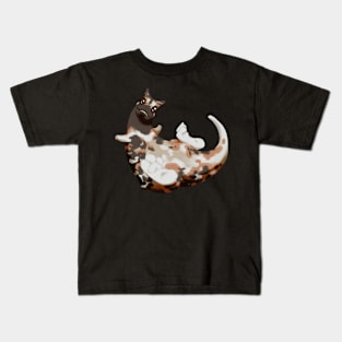 Carnotaurus! Patchy Kids T-Shirt